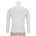 thumbnail image 6 of Yiliang Turtleneck Sweaters for Men Fall and Winter Long Sleeve Warm and Thermal Top Clothes ,White,3XL, 6 of 6