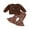 Brown, variant on Toddler Baby Girl Thanksgiving Outfit Long Sleeve Turkey Sweatshirt Crewneck Top Shirt Flared Pants Fall Winter Clothes Set Coffee 12-18 Months