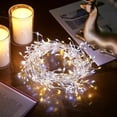 SolarPowered Led Firecracker Christmas Light String Festive Copper