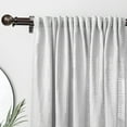 thumbnail image 3 of Ridicili 5/8" Telescoping Double Curtain Rods with Reticulated Ball Finials, Bronze Gold,,48"-84", 5/8 Inches Front and 1/2 Inches Back Double Window Drapery Rod, 3 of 6