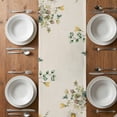 thumbnail image 6 of Flowers Eucalyptus Table Runner - 90 Inch Long, Kitchen Dining Table Runner Dresser Scarves, Vintage Country Botanical Floral Leaves Farmhouse Decor for Coffee Tables Wedding Party Banquet, 6 of 8