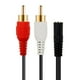 thumbnail image 4 of 2X 2-Rca Macho A Hembra 3,5 mm Jack Aux Cable de Audio Estereo, 4 of 5