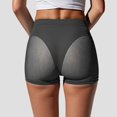 thumbnail image 5 of MKLEKYY Vestido deportivo para mujer, pantalones cortos de yoga de malla sexys para mujer, cintura alta, elásticos, sin costuras, pantalones de realce de glúteos, ropa informal cómoda, 5 of 5