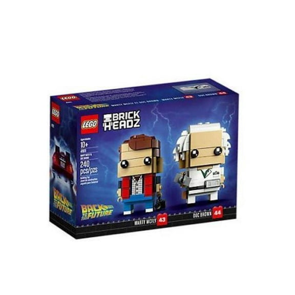New Lego Brickheadz Marty McFly & Doc Brown 240-Piece 41611 10  Building Toy