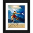 thumbnail image 1 of West, Ronald 11x14 Black Ornate Wood Framed with Double Matting Museum Art Print Titled - Sunday Drive, 1 of 4