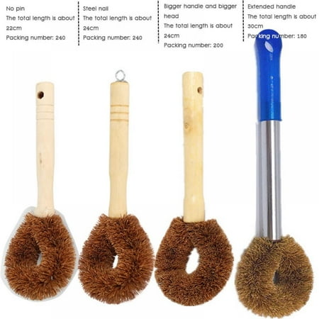 

Long Handle Brush Oil Cleaning Non-stick Oil Pot Brush Dish Washing Kitchen Cleaner Tool Household