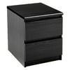 Laguna 2 Drawer Nightstand, Black -Component
