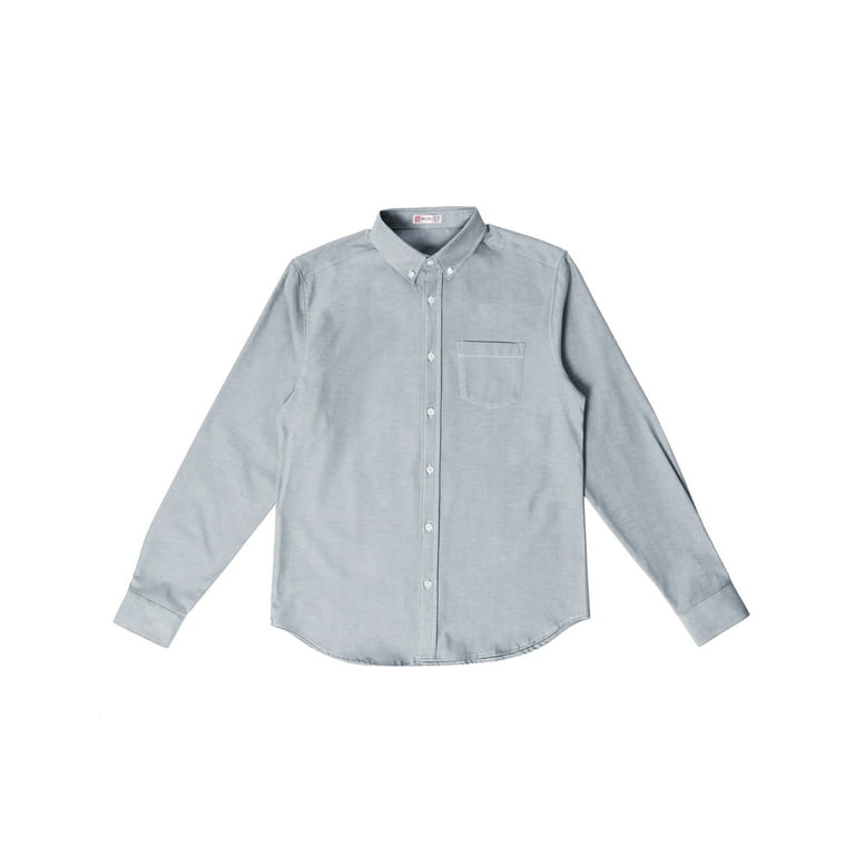 H2H Men's Long Sleeve Non-iron Button Down Dress Shirt NAVY H2H Men's Long Sleeve Non-iron Button Down Dress Shirt NAVY