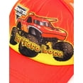 thumbnail image 4 of Monster Jam El Toro Loco Newborn Baby Boys Mesh Adjustable Snapback Baseball Cap El Toro Loco Orange One Size, 4 of 5