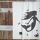 thumbnail image 1 of Cortina de Baño Impermeable Antihongos Juana Gallo con Diseño de Silueta Sirena para Baño, 1 of 7
