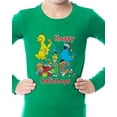 thumbnail image 2 of Sesame Street Child Boys' Christmas Happy Holidays Sleep Pajama Set, 2 of 6