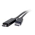 thumbnail image 3 of C2G 6ft DisplayPort to HDMI Cable - DP to HDMI Adapter Cable - DisplayPort 1.2 HDMI 2.0 - 4K 60Hz - M/M - Adapter cable - DisplayPort male to HDMI male - 6 ft - black - active, 4K support, 3 of 3