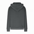 thumbnail image 4 of Towmus Half Button Womens Hoodies Waffle Knit Long Sleeve Drawstring Hooded Sweatshirts for Woman With Pocket, 4 of 5