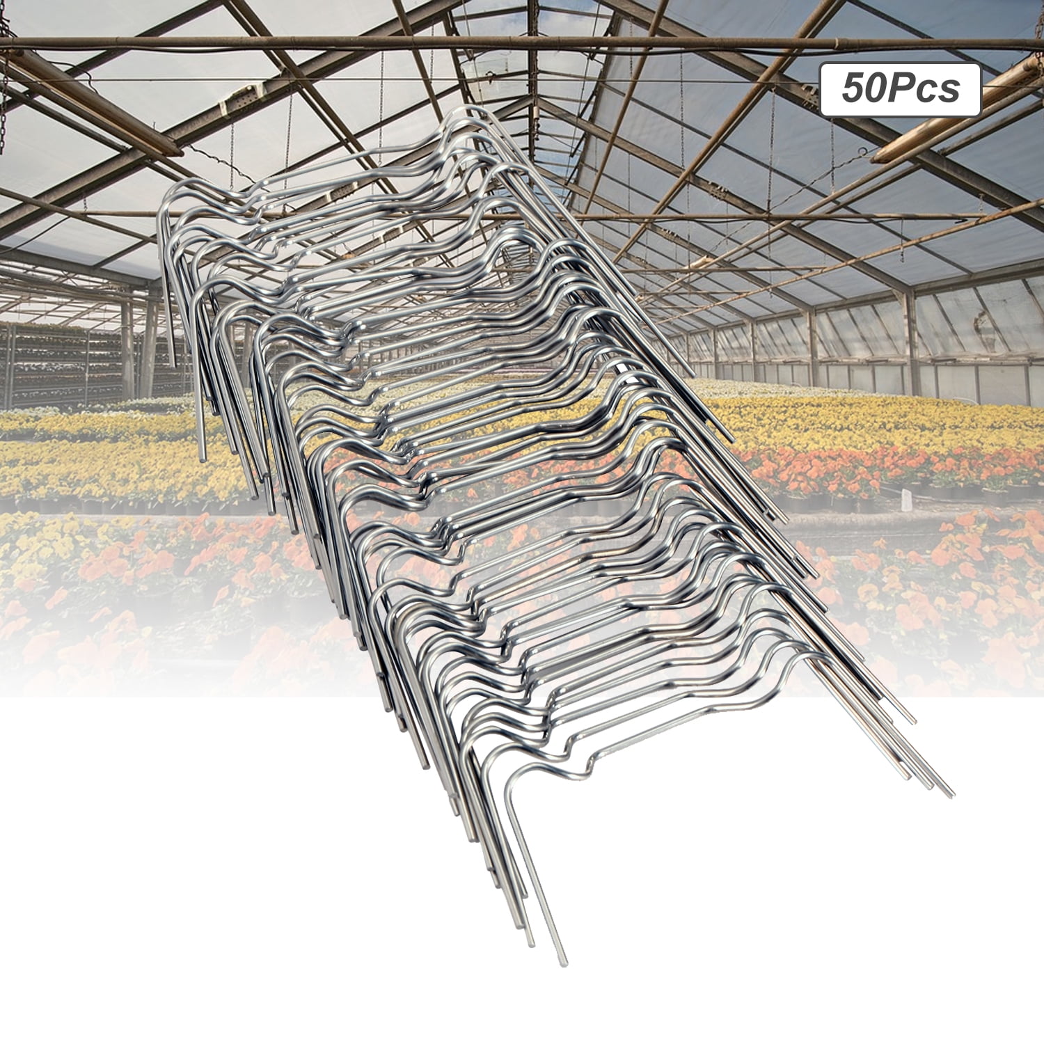 50Pcs Greenhouse Glazing Clips Replacement Kits Stainless Steel