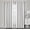 Greyish White, variant on Luxury Ava Blackout Weave Curtain Panels With Tie Backs Pair (Set Of 2)