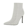 thumbnail image 2 of Nine West Womens Faux Leather Embossed Ankle Boots, 2 of 4