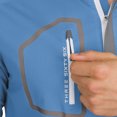 thumbnail image 3 of Three Sixty Six Men's Dry-Fit 1/4 Zip Golf Pullover, 3X-Large Steel Blue, 3 of 3