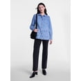 thumbnail image 3 of Scenario Women's and Women's Plus Chore Jacket with Long Puff Sleeves, Sizes XS-4X, 3 of 8