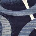 thumbnail image 3 of Home Dynamix Ariana Arcata Contemporary Bold Abstract Graphic Area Rug, Navy Blue/Grey, 3-Piece Set, 3 of 5
