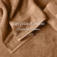 thumbnail image 3 of Superior Hymnia Egyptian Cotton 6-Piece Towel Set, Rust, 3 of 8