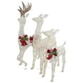 thumbnail image 4 of Northlight LED Lighted Reindeer Family Outdoor Christmas Decorations - Warm White - Set of 3, 4 of 8