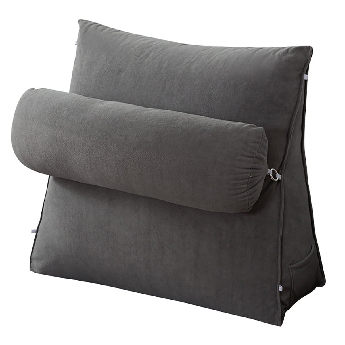 Heights Adjustable Back Support Cushion Pillow, 18" x 18" x 8" Sofa Bed Office Chair Rest