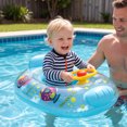 thumbnail image 4 of Car Shaped Swimming Ring Extended Swimming Seat (Blue), 4 of 10