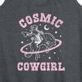 thumbnail image 3 of Instant Message - Cosmic Cowgirl Stars Graphic Racerback Tank, 3 of 6