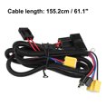 thumbnail image 2 of H4 Coche Faro Bombilla Relé Cableado Arnés Zócalo Enchufe Cable Kit 12V Unique Bargains, 2 of 7