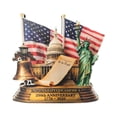 thumbnail image 3 of USA 250th Anniversary Wood Desk Bell Ornament, 2D Patriotic Desk Sculpture, 250 Years American Anniversary Decor, USA Patriotic Merchandise Home Decor Gift for US Citizen, 3 of 9