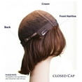 thumbnail image 5 of European Human Hair Freeda Wig Dorothy Light Brown With Highlights Skin Top Size S Pre-Cut, 5 of 5