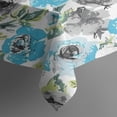 thumbnail image 3 of Pioneer Flower Floral Print Pattern Rectangle Tablecloth 60"x84",Waterproof Polyester Rectangle Table Cloth, Wipeable Spillproof Polyester Tablecloth for Dining, Camping, Indoor and Outdoor, 3 of 5