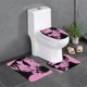 thumbnail image 1 of Lil Peep Juego de 3 alfombras de baño de coral fleece: tapete de baño + alfombra de inodoro en forma de U + funda de tapa de inodoro en forma de O, 1 of 6