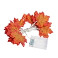 thumbnail image 1 of LED Maple Leaf Light String Halloween Thanksgiving Garden Party Decoration Lights, 1 of 3