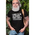 thumbnail image 4 of I Used To Be In Charge Then I Had A Granddaughter grandpa sarcastic T-Shirt (Large Military Green), 4 of 6