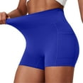 thumbnail image 3 of RongHuan Biker Shorts for Women High Waisted Workout Shorts Lightweight Running Yoga Shorts Butt Lifting Tights Shorts, 3 of 10