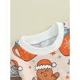 thumbnail image 4 of Baby Pants Outfits Christmas Candy Print Round Neck Sweatshirt and Pants Set, 4 of 8
