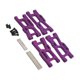 thumbnail image 2 of Brazo de suspensión RC Aleación de aluminio Accesorios de bricolaje Brazo de suspensión delantero y trasero de metal Repuesto violeta, 2 of 9