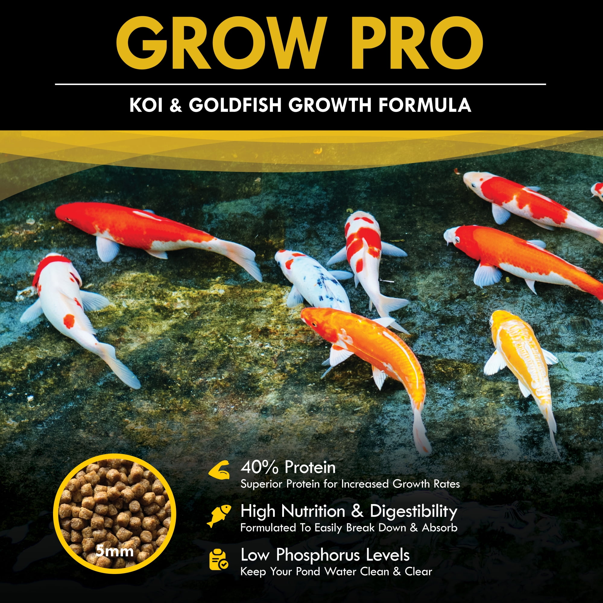 high protein fish food for ponds
