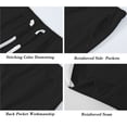 thumbnail image 3 of Tyhengta Men's Casual Cotton Shorts Drawstring Lightweight Summer Beach Shorts, 3 of 7