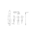 thumbnail image 4 of Deltana 12EFB26D 12" Extension Flush Bolt; Solid Brass; Satin Chrome Finish, 4 of 4