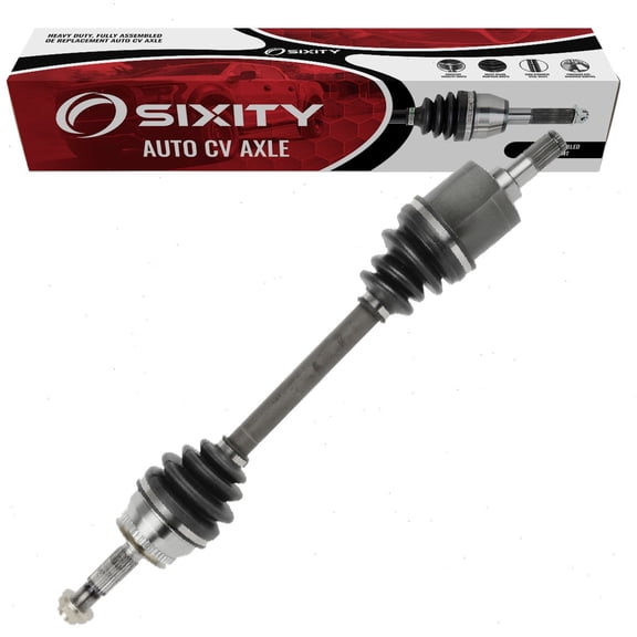 Sixity Front Left CV Axle compatible with Hyundai Tiburon 2.0L L4 2003-2008 - Driver Side Complete Axle Shaft Assembly