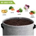 thumbnail image 3 of Bolsas de fieltro para cultivo de plantas, tela no tejida, maceta de patatas de jardín, bolsas de cultivo de verduras de invernadero, herramientas verticales hidratantes, 3 estilos, 3 of 5