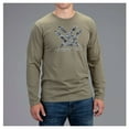 thumbnail image 2 of VORTEX Adult Male Digi Camo Core Logo Long Sleeve T-Shirt, Military Heather, Size: 3XL, 2 of 3