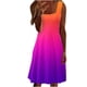 thumbnail image 1 of Vestido estampado de cuello redondo sin mangas cómodo de verano informal de moda para mujer Pompotops  ghjkhdj4858, 1 of 5