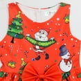 thumbnail image 5 of Kids Girls Dress Sleeveless Cartoon Casual Dress Christmas Party 3-9T, 5 of 7