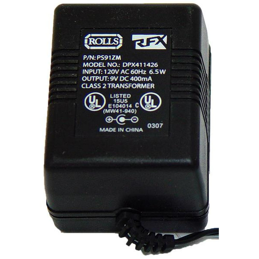Rolls PS91ZM 9 Volt Generic Ac Power Adapter