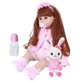 thumbnail image 4 of Muñeca de silicona para bebés, muñeca de silicona para bebés recién nacidos, muñeca para niñas recién nacidas, máxima comodidad, 4 of 14