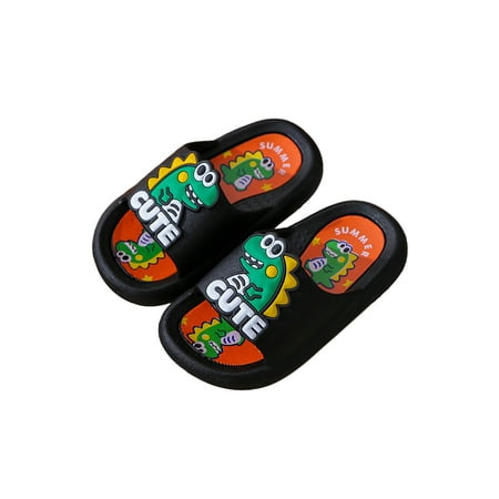 

Avamo Boy s Outdoor Comfortable Flat Heels Slides Kids Indoor Cartoons Slippers Lightweight Open Toe Flats