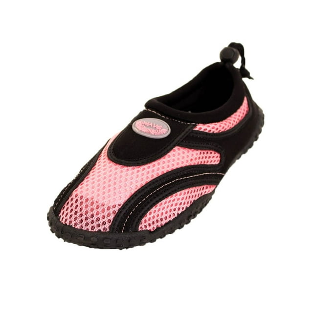Chaussette Aquatique à Cordon pour Femmes Chaussure d'Eau Ajustable Plage à Enfiler